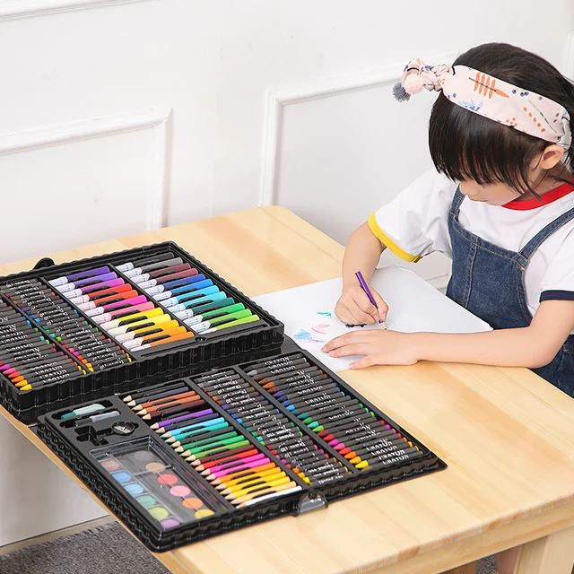 168 Pieces Kids Colouring Set – Complete Art Kit for Kids