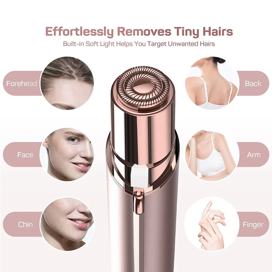 Flawless Skin Hair Remover – Gentle Face & Body Trimmer