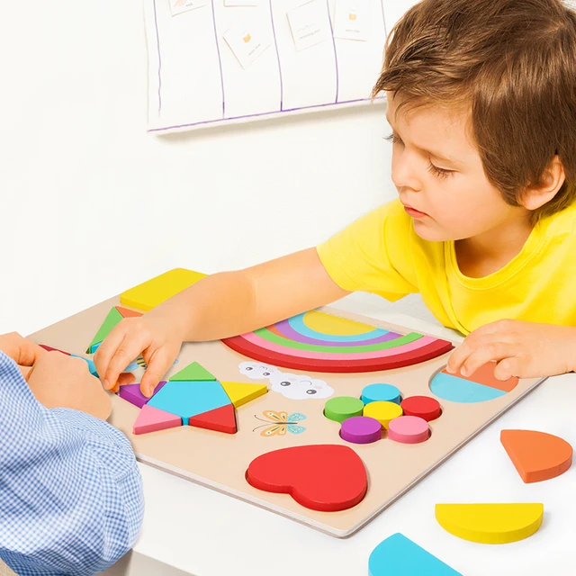 Rainbow Puzzle Board