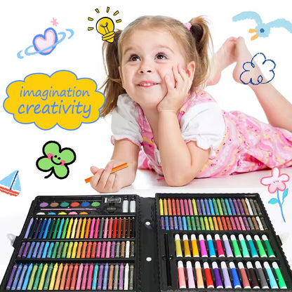 168 Pieces Kids Colouring Set – Complete Art Kit for Kids