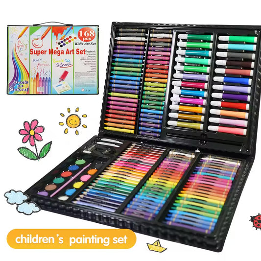 168 Pieces Kids Colouring Set – Complete Art Kit for Kids
