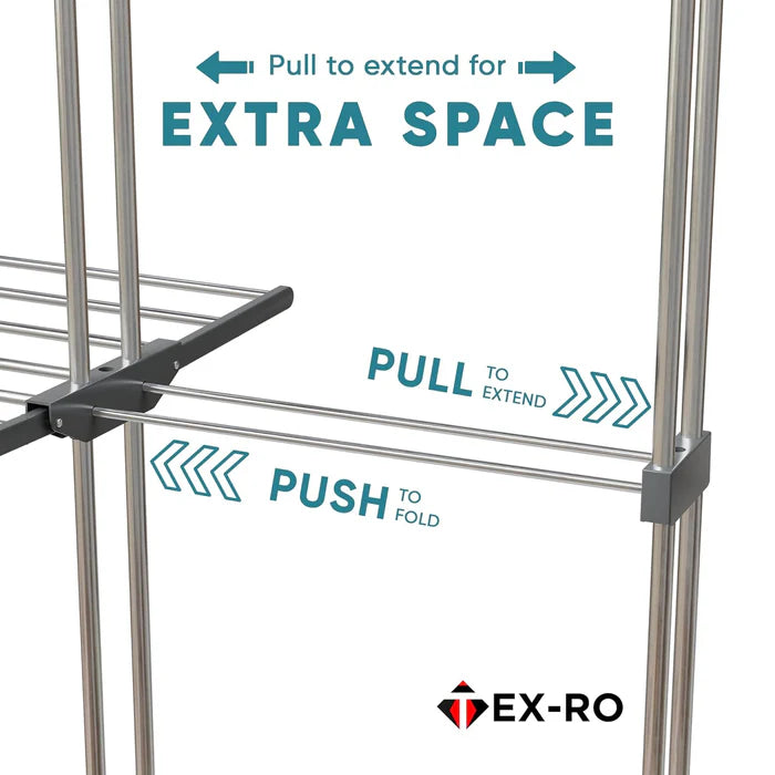 Expandable Clothes Drying Stand