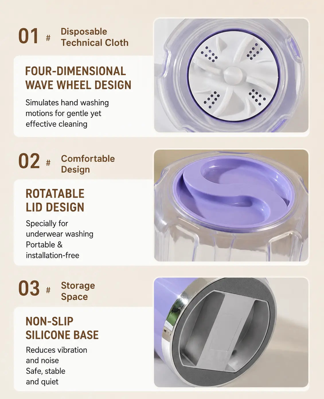 WashPod™ - Mini Portable Washing Machine