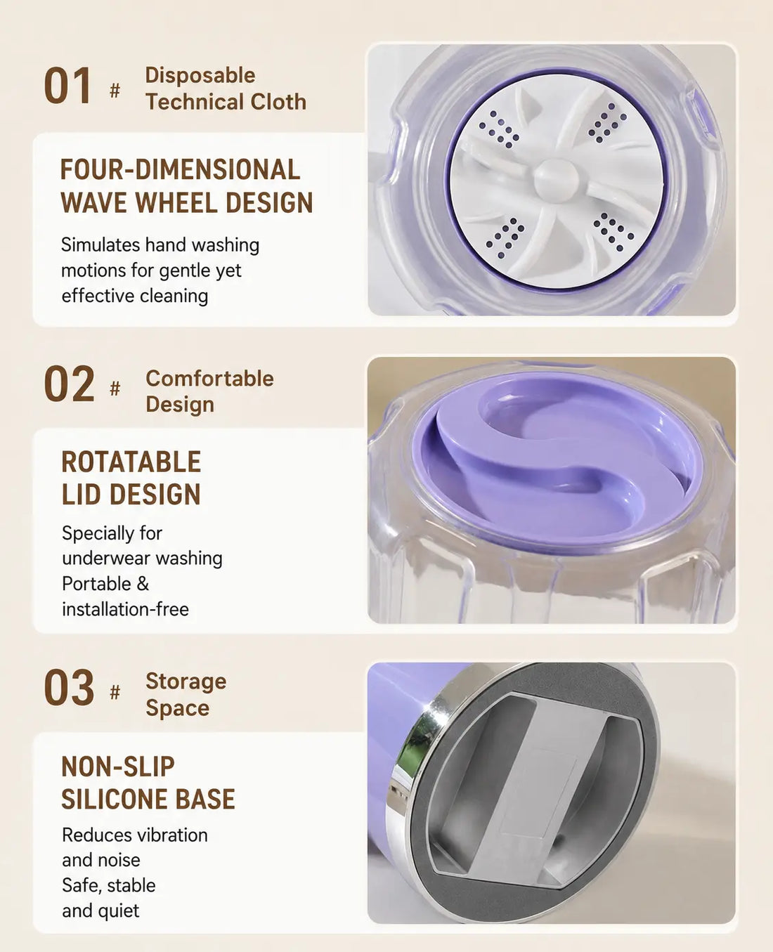 WashPod™ - Mini Portable Washing Machine