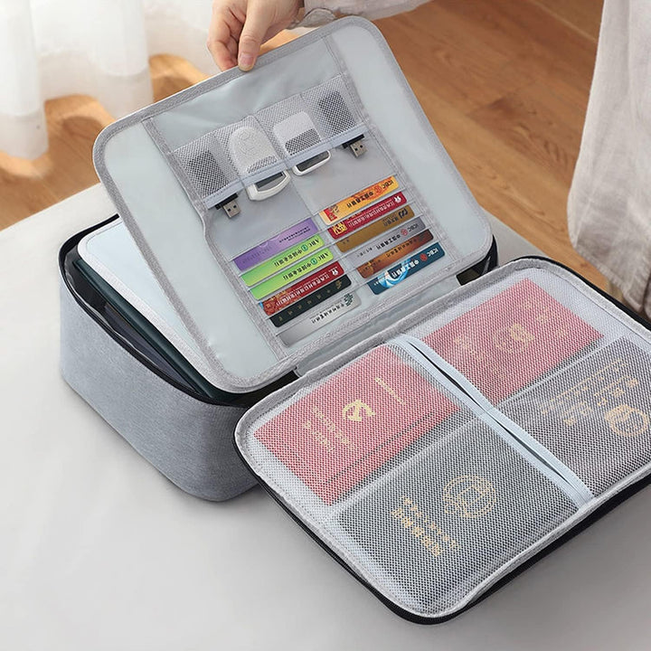 Waterproof Document Organizer Bag With Lock