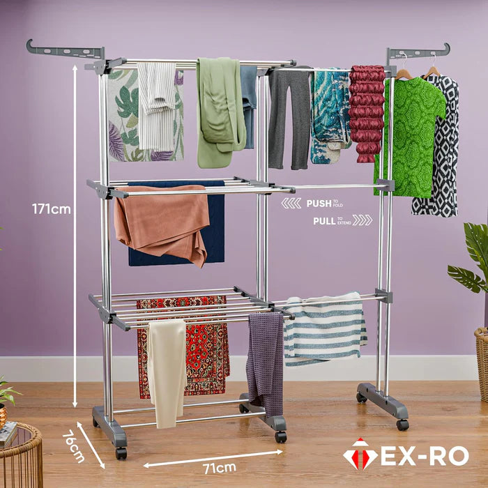 Expandable Clothes Drying Stand