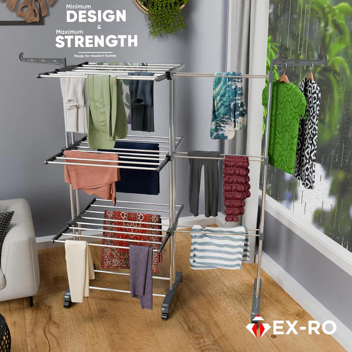 Expandable Clothes Drying Stand