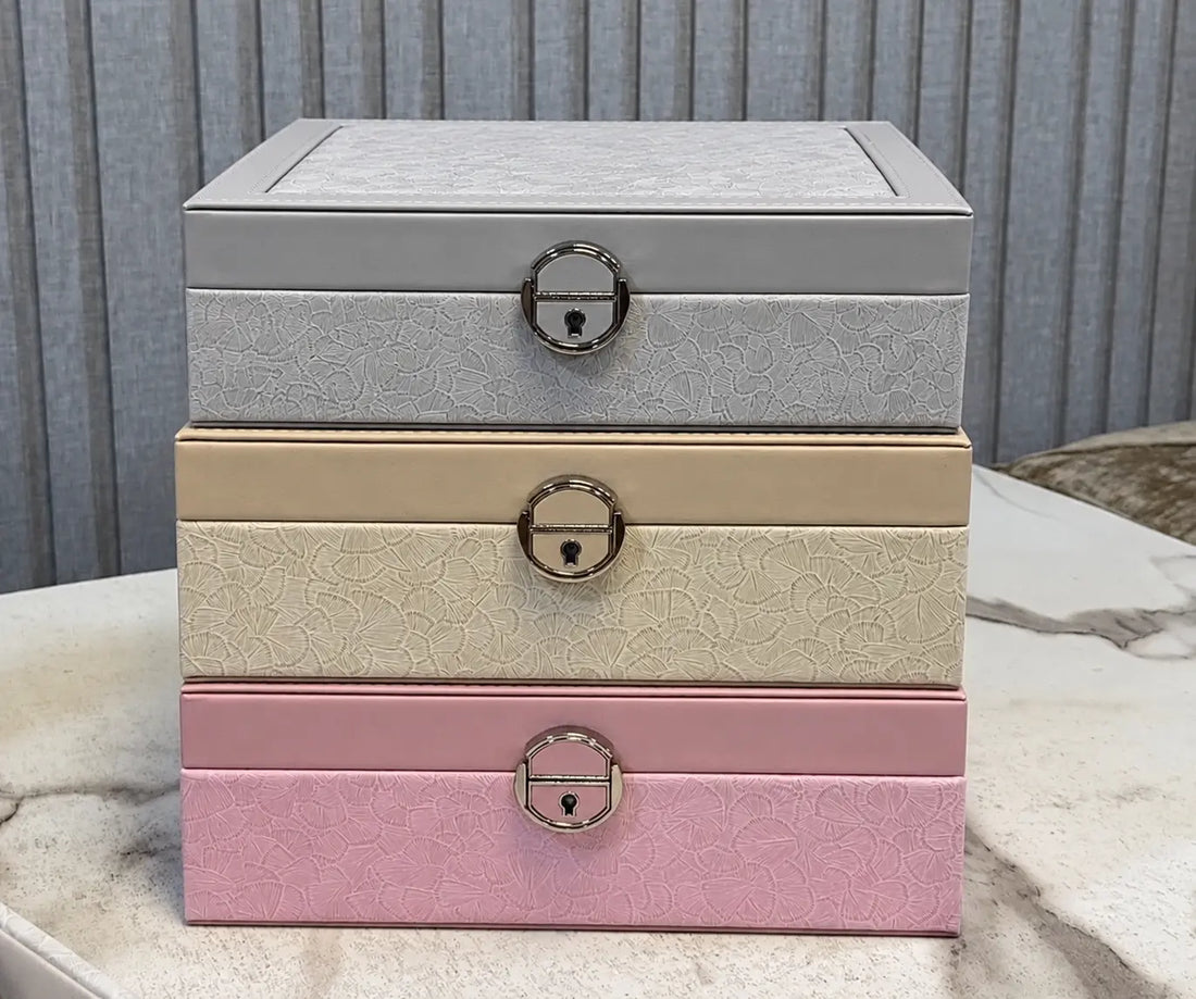 Luxury Compact Jewellery Organizer Box | Jewellery Storage Case