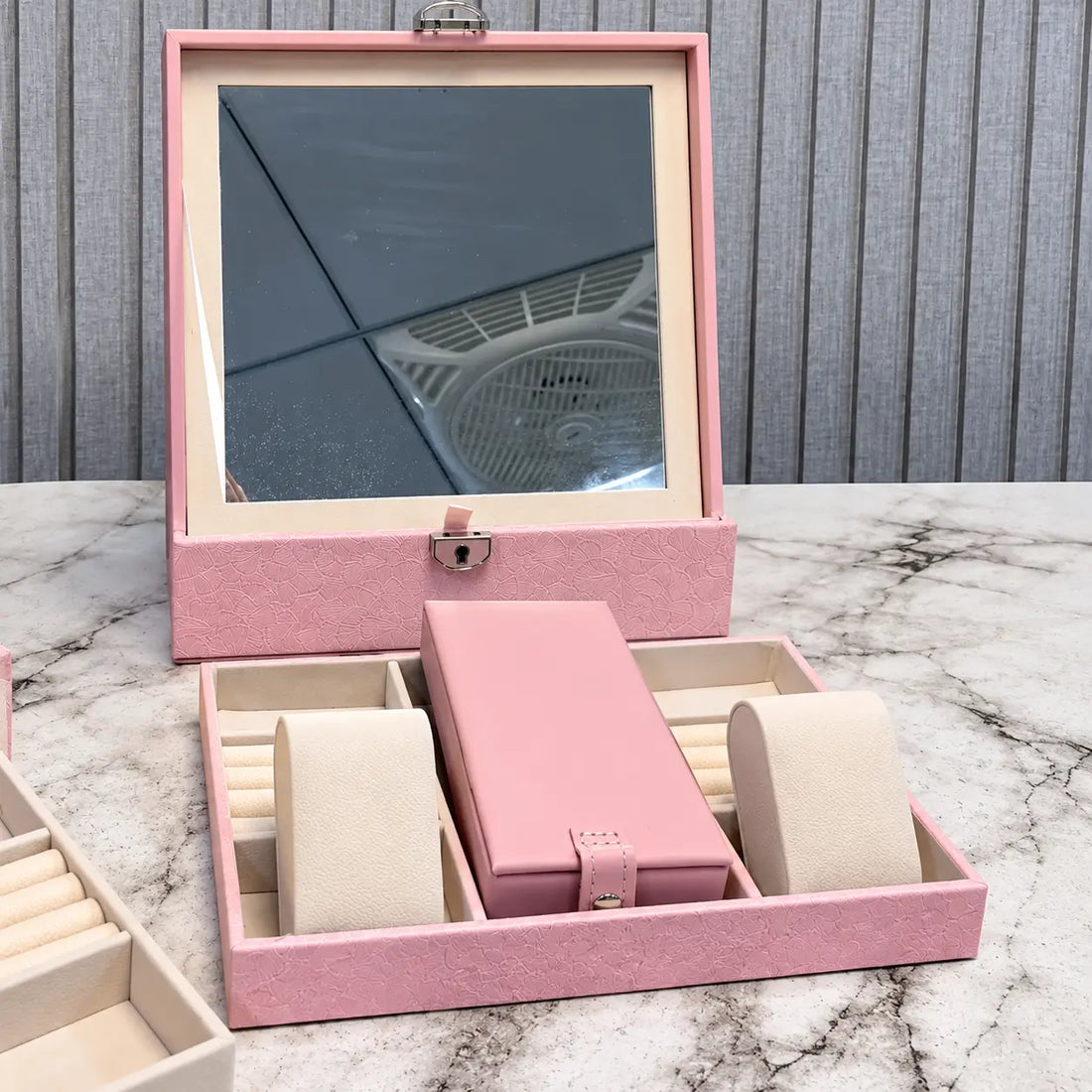 Luxury Compact Jewellery Organizer Box | Jewellery Storage Case