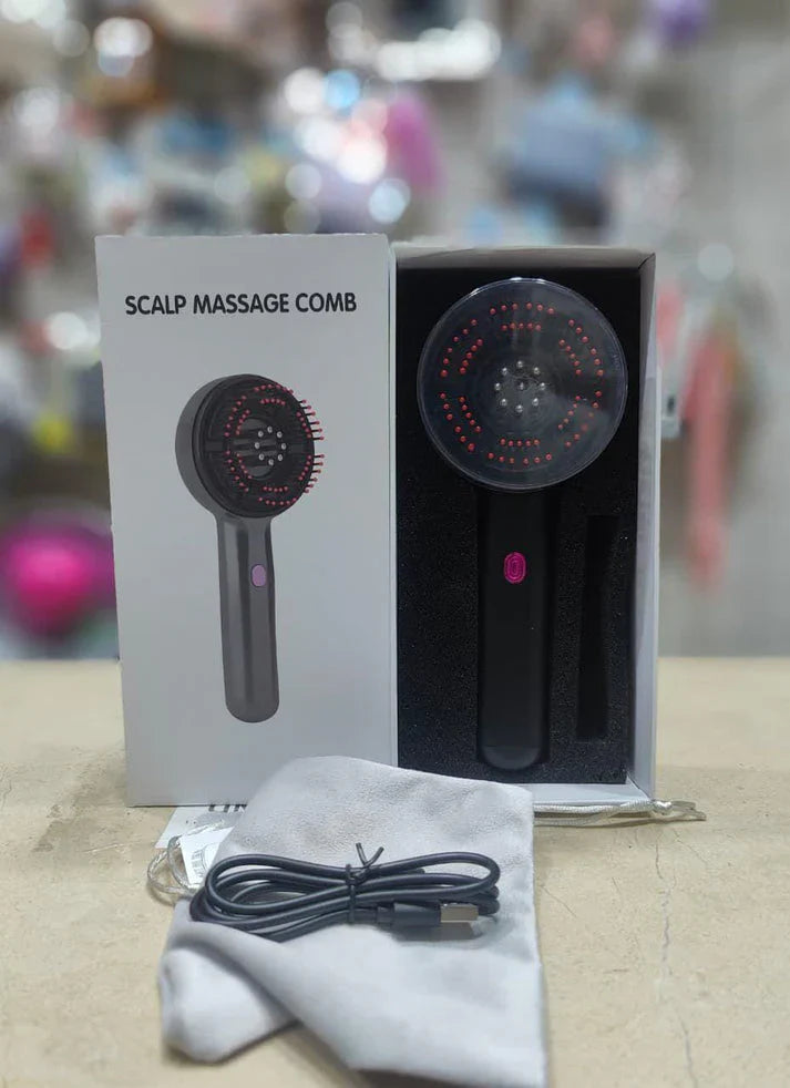3-1 Red Light Therapy Scalp Massager | 6 Months Warranty | Upgraded