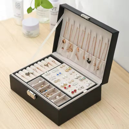 Double Layer Jewellery Organizer | Premium Jewellery Storage Box for Women