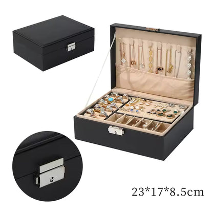 Double Layer Jewellery Organizer | Premium Jewellery Storage Box for Women