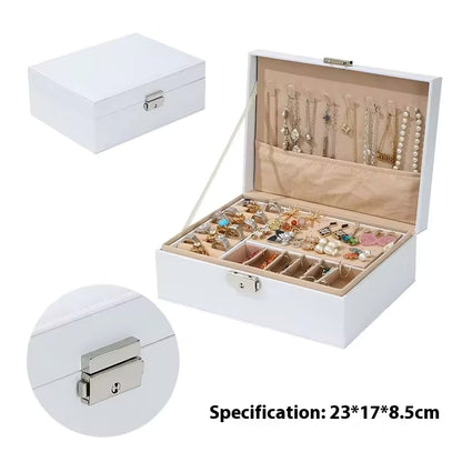 Double Layer Jewellery Organizer | Premium Jewellery Storage Box for Women