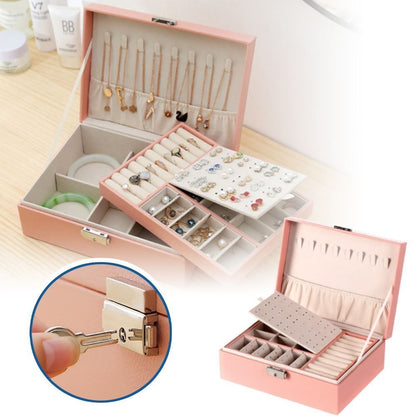 Double Layer Jewellery Organizer | Premium Jewellery Storage Box for Women