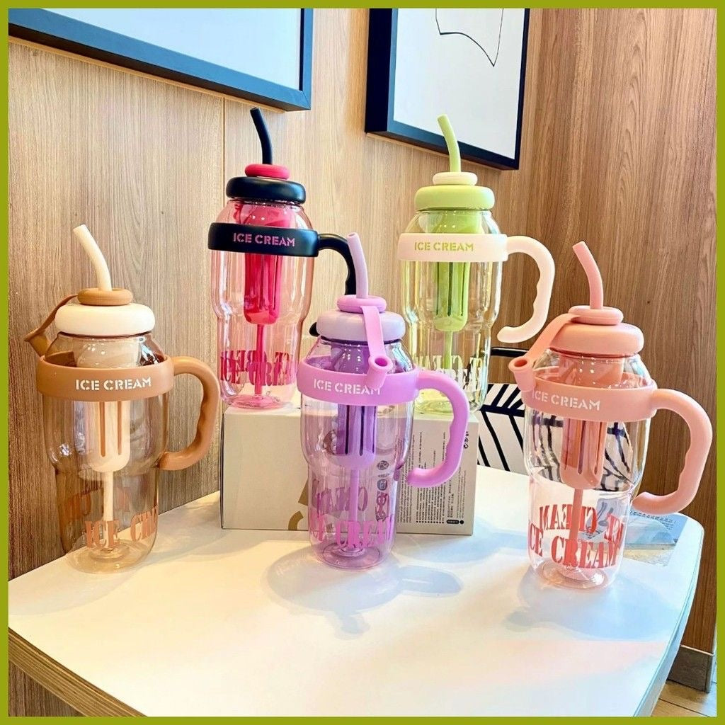 Portable Water Bottle with Secure Sipper Cap – Travel & School Friendly
