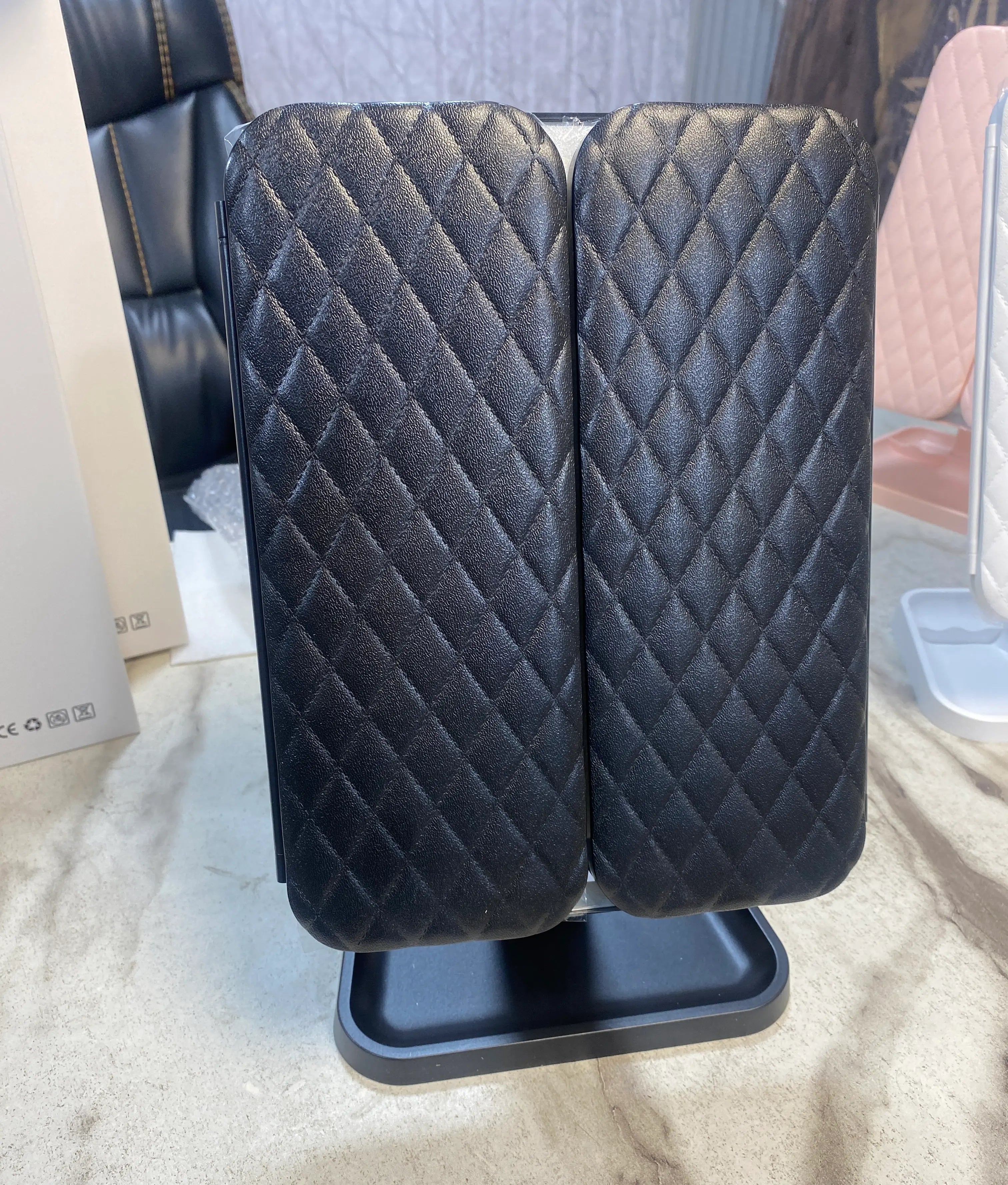 LED Makeup Mirror – 360° Rotating with Storage Space