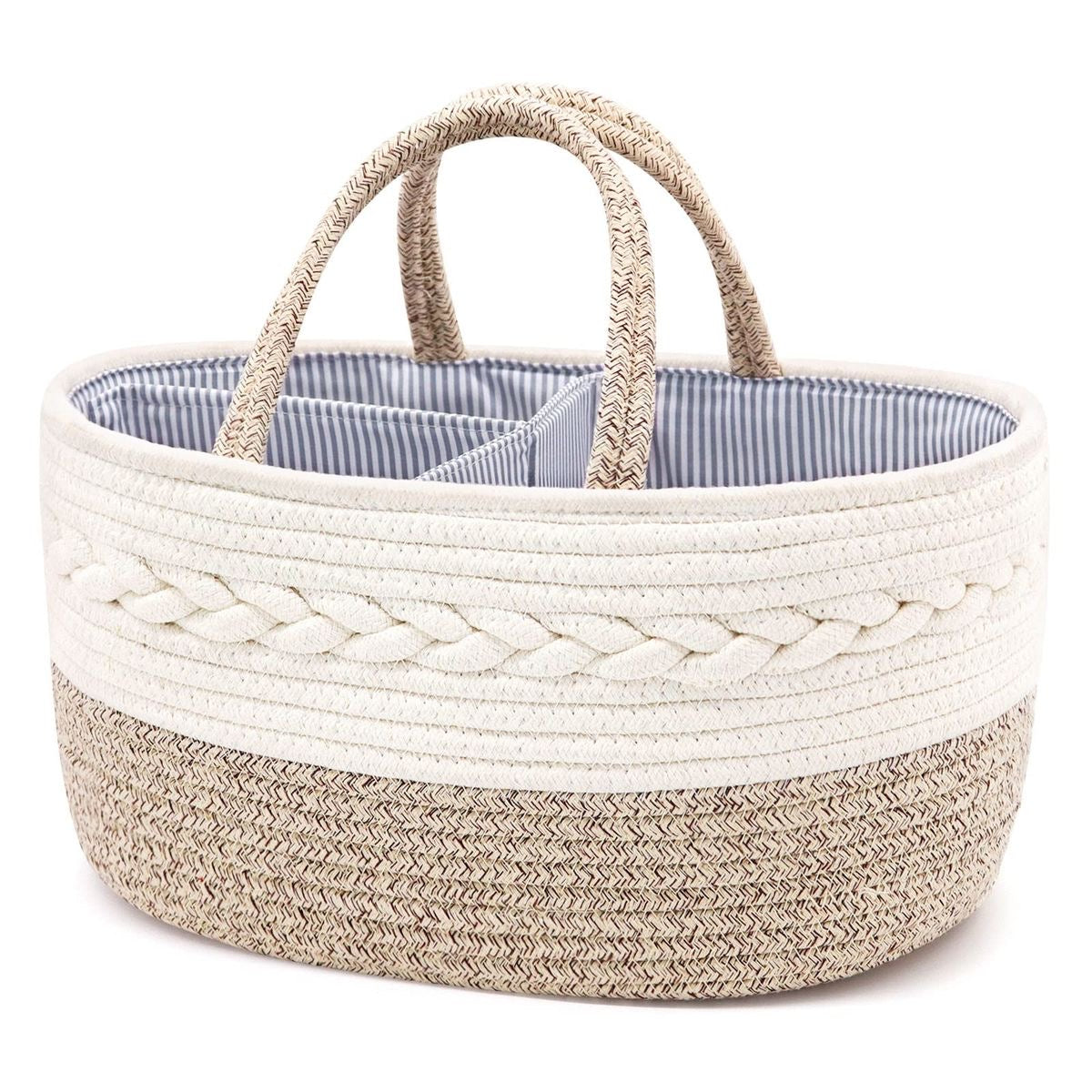 Baby Diaper Caddy Organizer – Portable Nursery Storage Bag for Diapers, Wipes & Baby Essentials