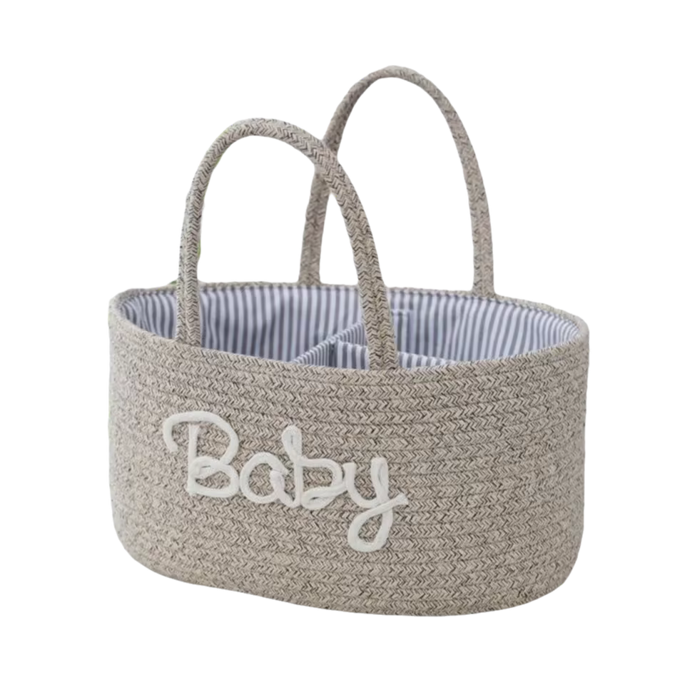 Baby Diaper Caddy Organizer – Portable Nursery Storage Bag for Diapers, Wipes & Baby Essentials