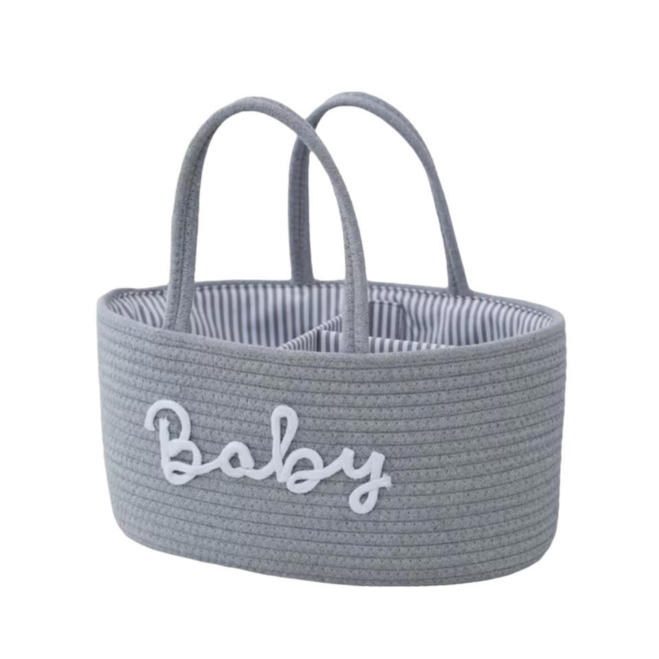 Baby Diaper Caddy Organizer – Portable Nursery Storage Bag for Diapers, Wipes & Baby Essentials