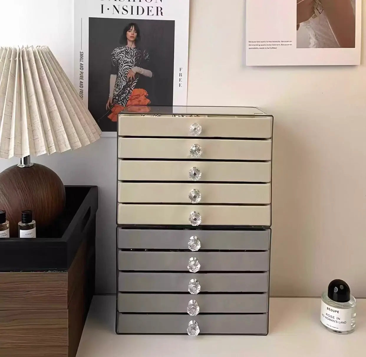 5 Layers Jewellery Box – Elegant Organizer for Rings, Earrings & Necklaces | Luxury Gift for Women