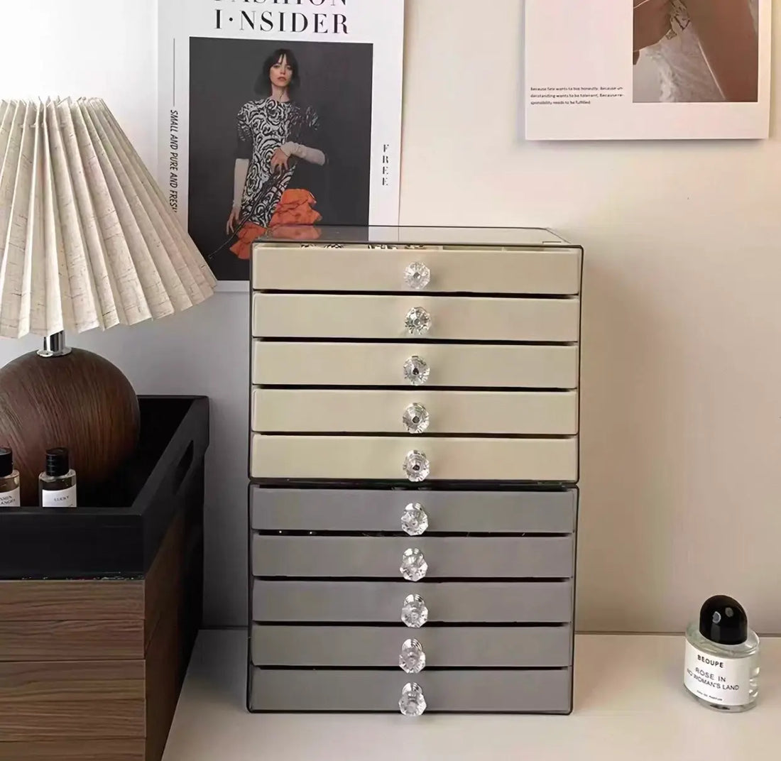 5 Layers Jewellery Box – Elegant Organizer for Rings, Earrings & Necklaces | Luxury Gift for Women