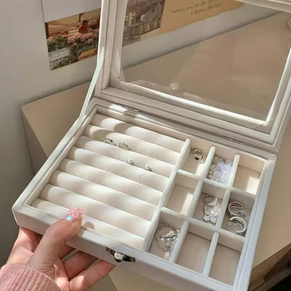Durable and lightweight single layer jewelry box for jewellery storage
